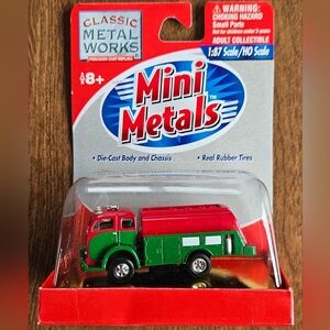 ‘53 WHITE 3000 FUEL DELIVERY TRUCK MINI METALS HO SCALE 1:87 DIE CAST CLASSIC